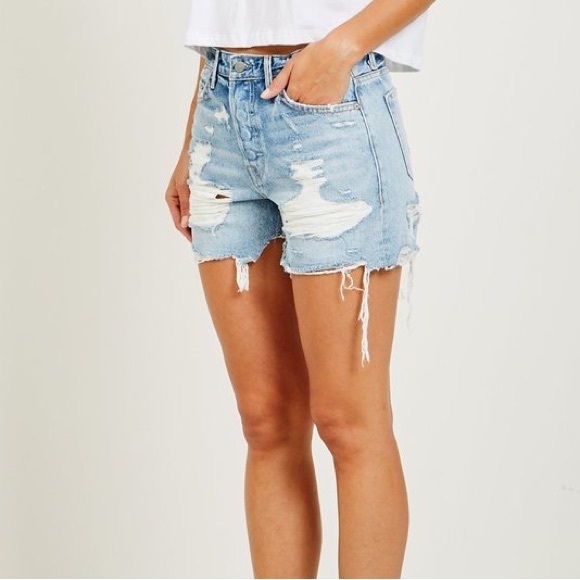 GRLFRND Pants - NWT GRLFRND Jourdan jean shorts in Why Me 23